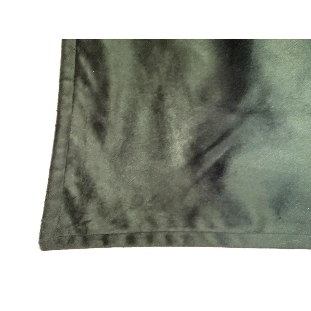 Bedsure 18x18 Dark Green Velvet‎ Throw Pillow Cover Forest Emerald Cushion Case